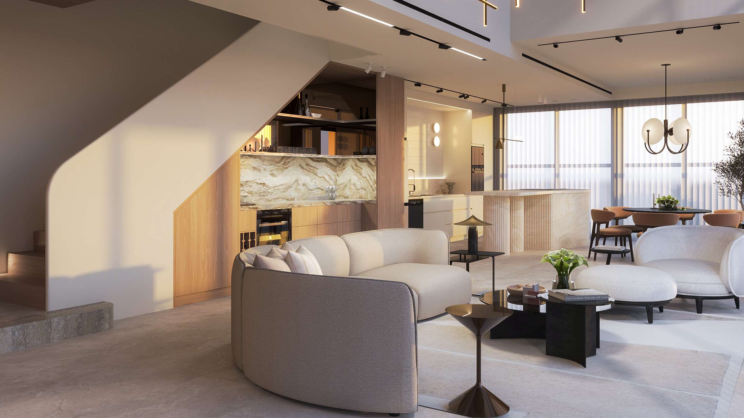 Phối cảnh nhà mẫu Penthouse