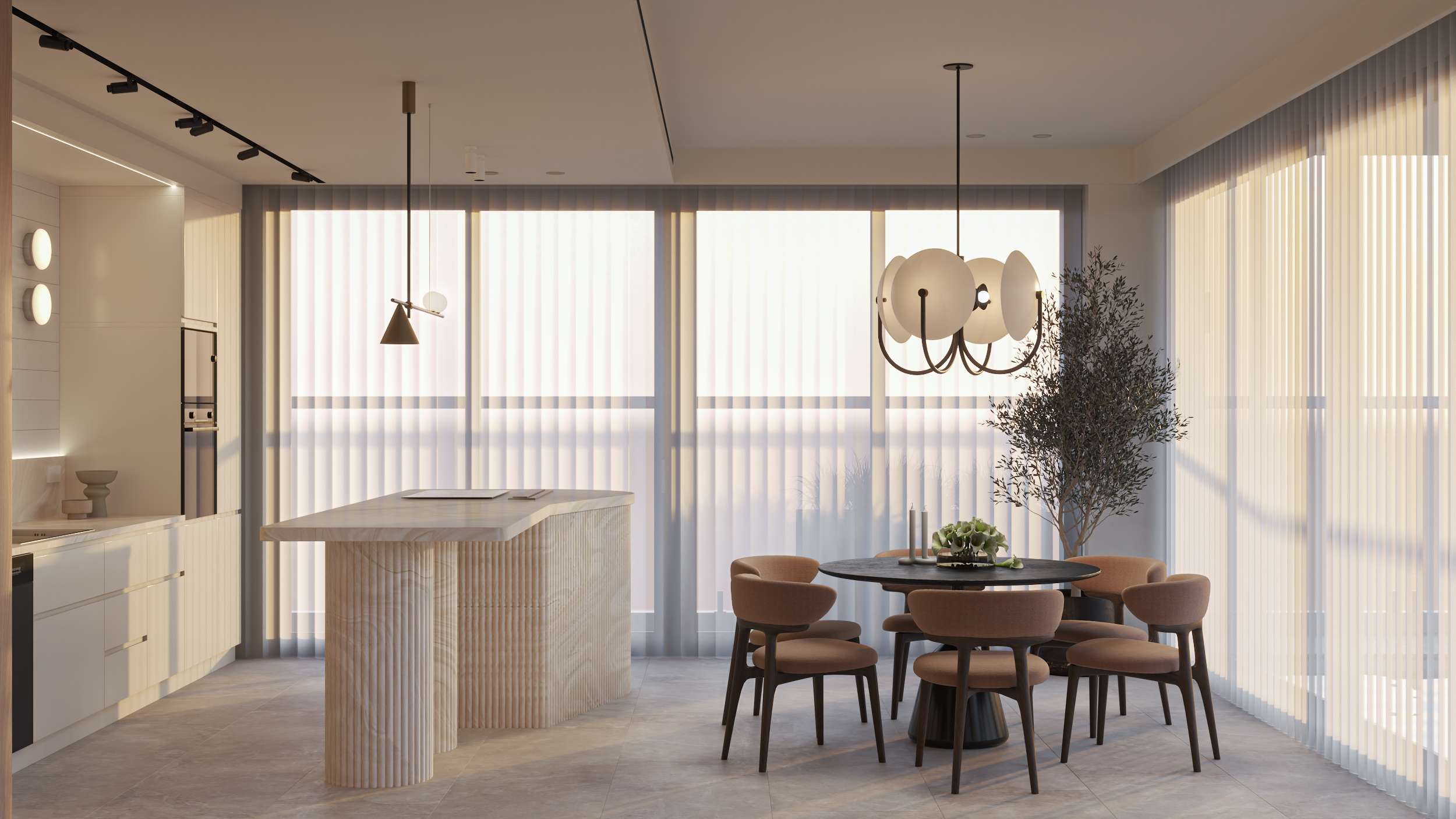 Phối cảnh nhà mẫu Penthouse